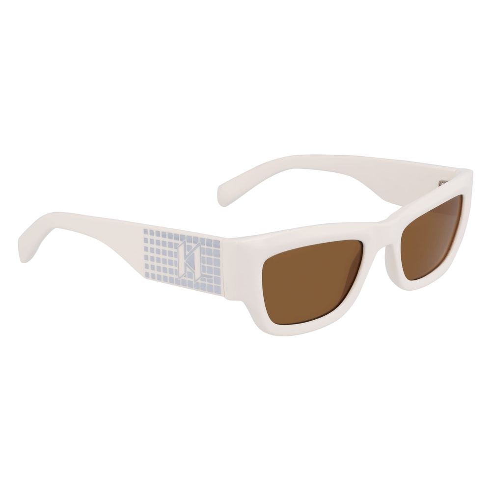 Karl Lagerfeld White Injected Sunglasses - Beyzy Store - Karl Lagerfeld