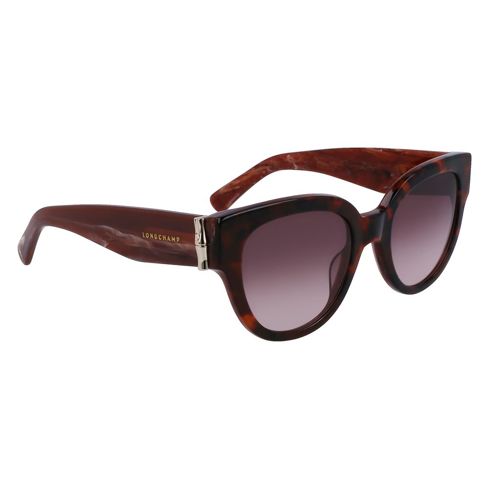 Longchamp Brown Acetate Sunglasses - Beyzy Store - Longchamp