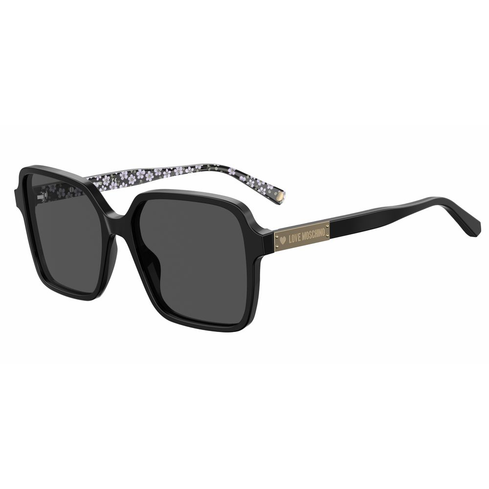 Love Moschino Black Acetate Sunglasses - Beyzy Store - Love Moschino