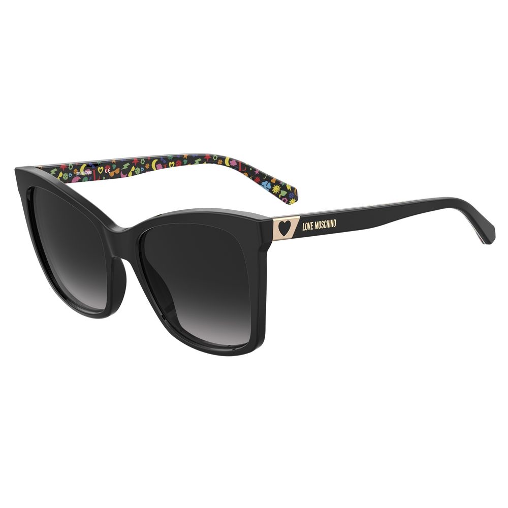 Love Moschino Black Haircalf Sunglasses - Beyzy Store - Love Moschino