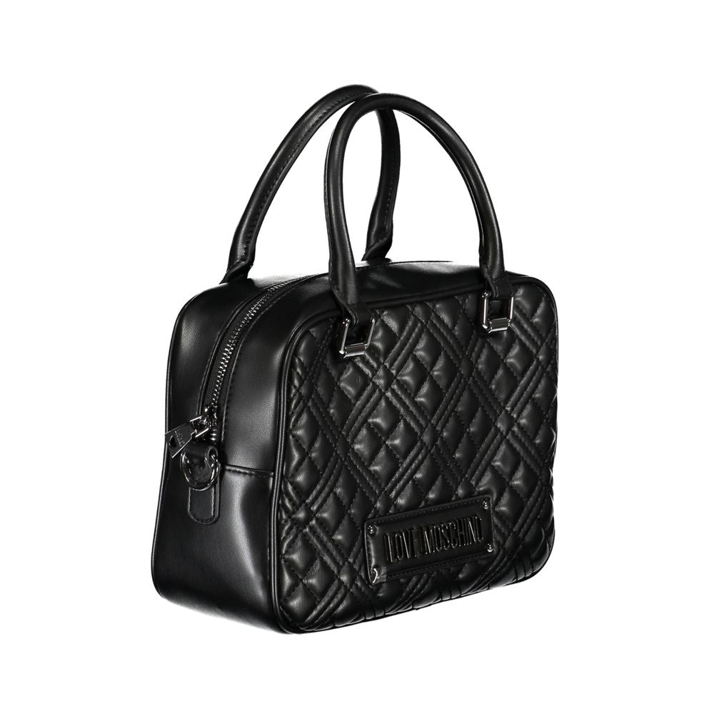 Love Moschino Black Polyethylene Handbag - Beyzy Store - Love Moschino