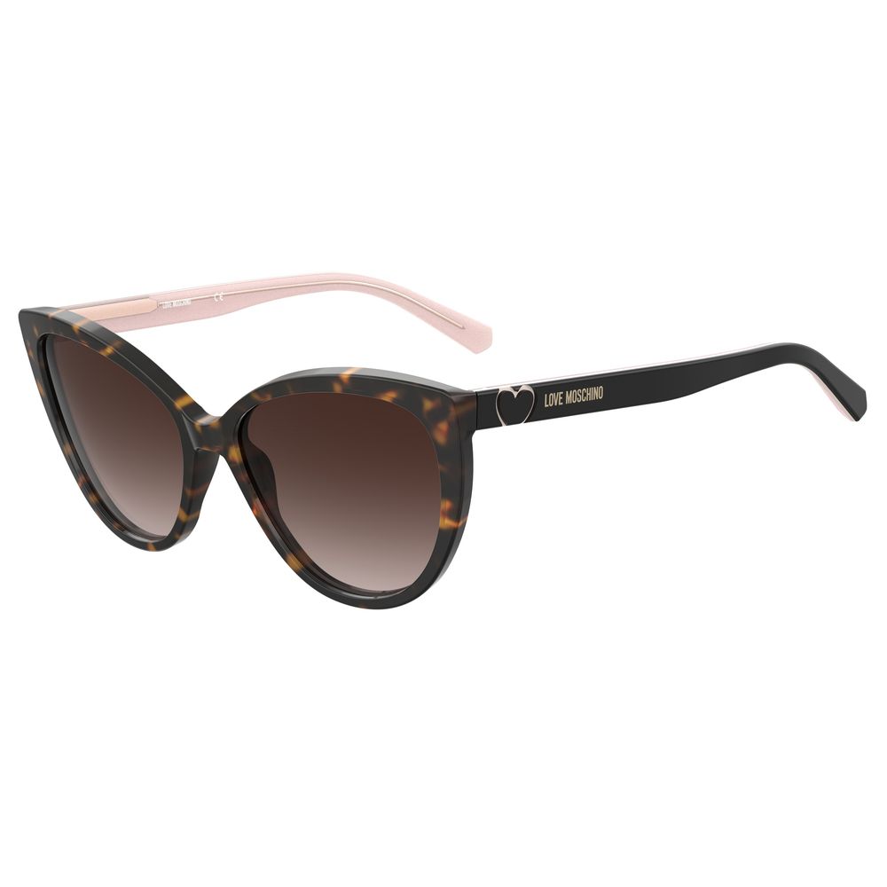 Love Moschino Brown Acetate Sunglasses - Beyzy Store - Love Moschino