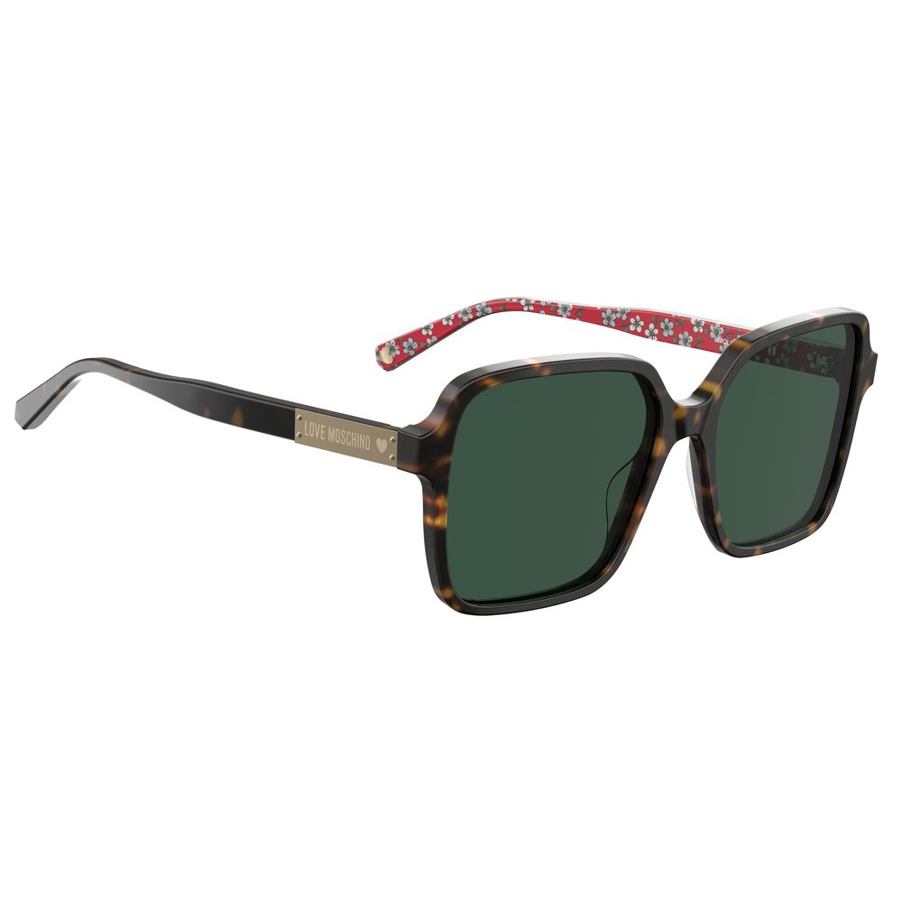 Love Moschino Brown Acetate Sunglasses - Beyzy Store - Love Moschino
