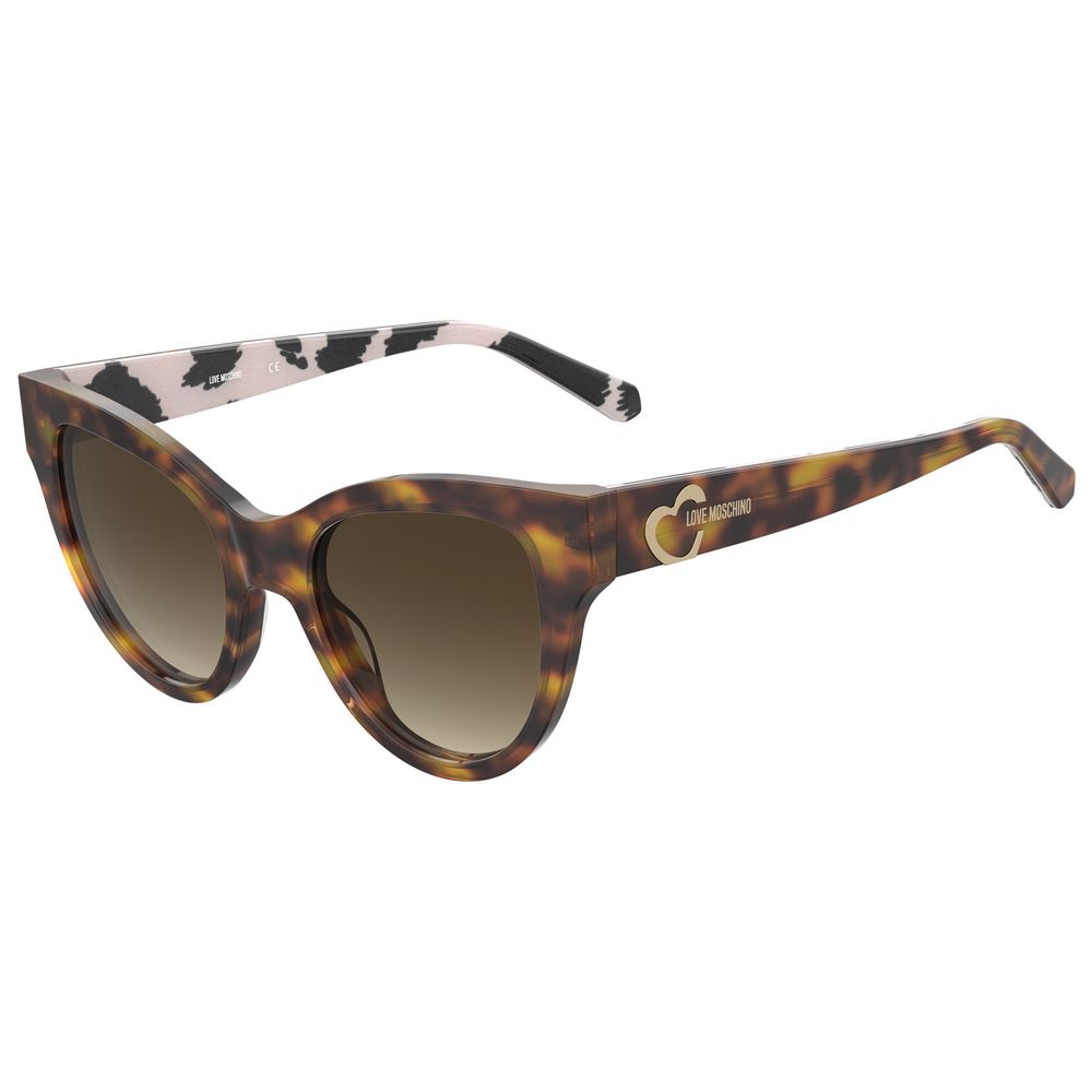 Love Moschino Brown Haircalf Sunglasses - Beyzy Store - Love Moschino