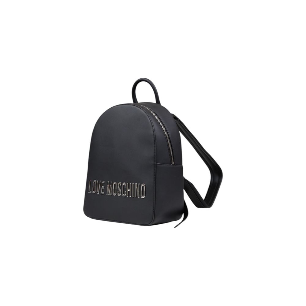 Love Moschino Gray Polyethylene Backpack - Beyzy Store - Love Moschino