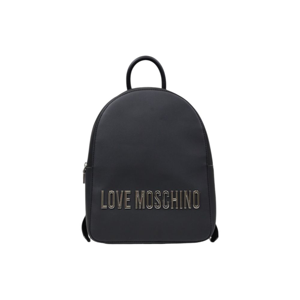 Love Moschino Gray Polyethylene Backpack - Beyzy Store - Love Moschino