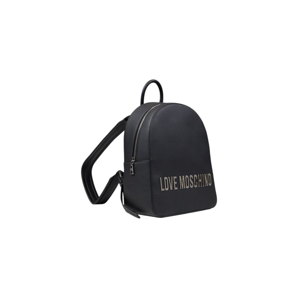 Love Moschino Gray Polyethylene Backpack - Beyzy Store - Love Moschino