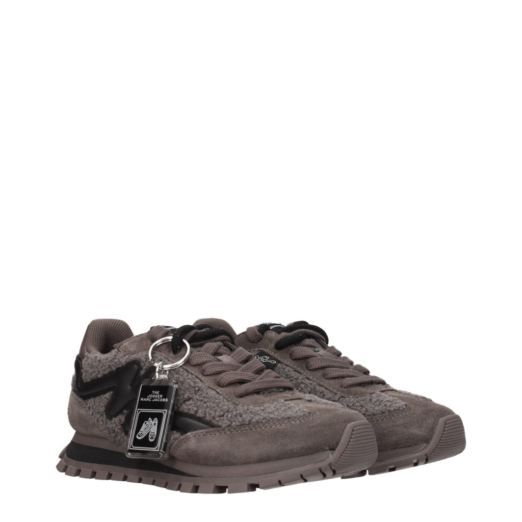 Marc Jacobs Gray Fur Sneakers - Beyzy Store - Marc Jacobs