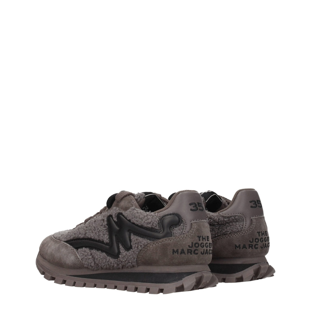 Marc Jacobs Gray Fur Sneakers - Beyzy Store - Marc Jacobs