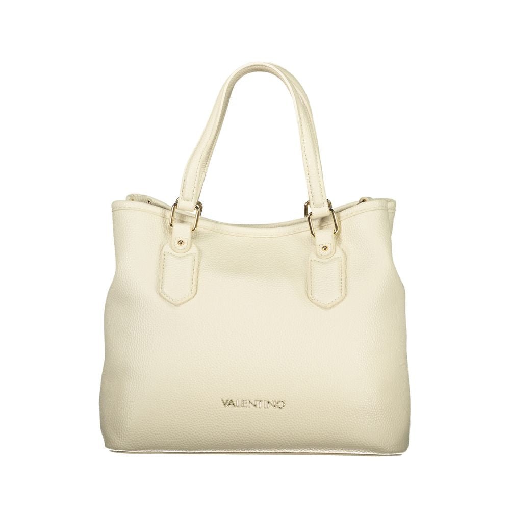 Mario Valentino Beige Polyethylene Handbag - Beyzy Store - Mario Valentino
