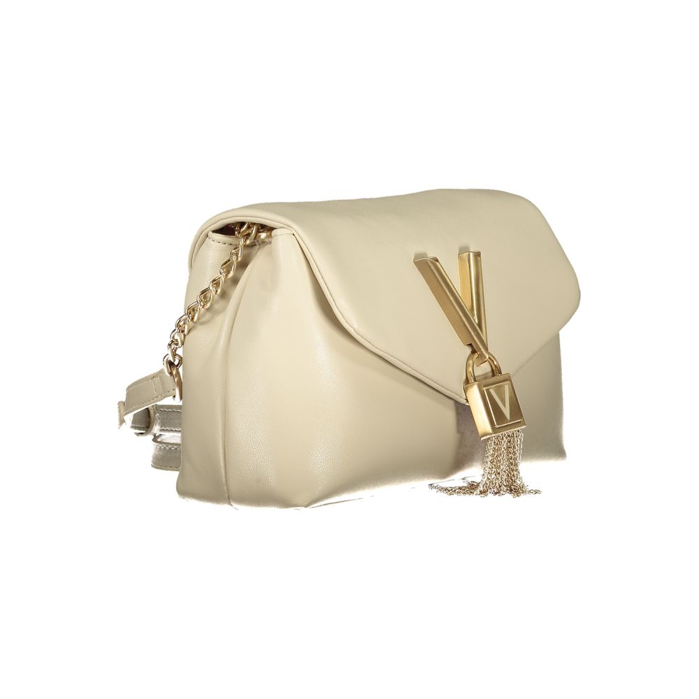 Mario Valentino Beige Polyethylene Handbag - Beyzy Store - Mario Valentino
