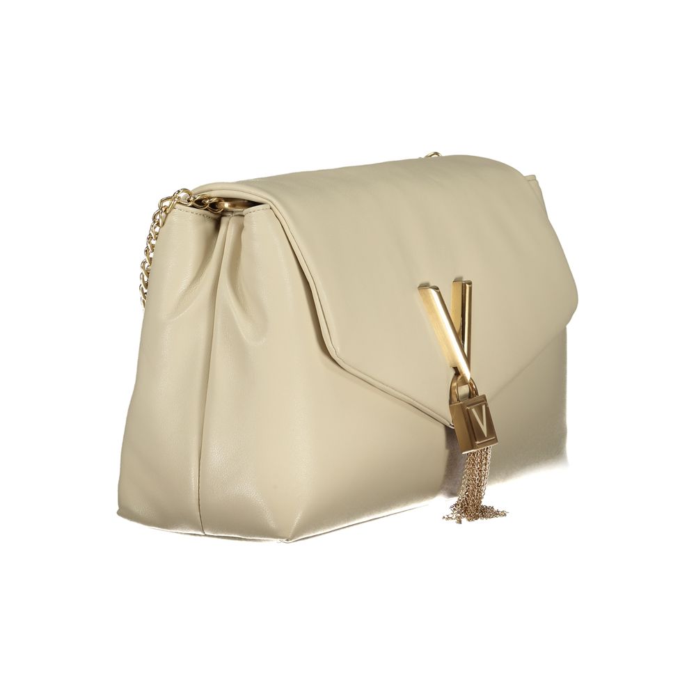 Mario Valentino Beige Polyethylene Handbag - Beyzy Store - Mario Valentino