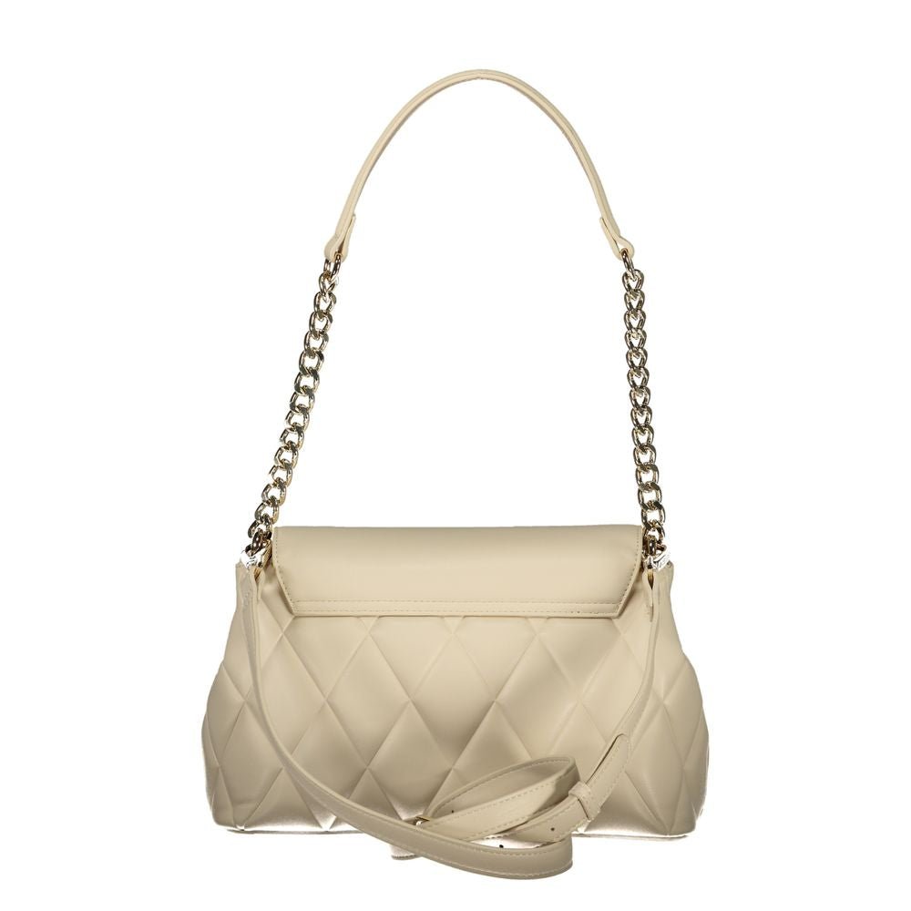 Mario Valentino Beige Polyethylene Handbag - Beyzy Store - Mario Valentino