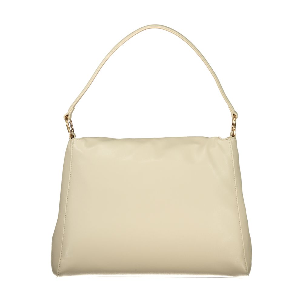 Mario Valentino Beige Polyethylene Handbag - Beyzy Store - Mario Valentino