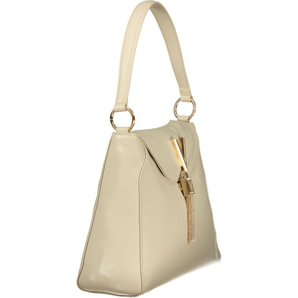 Mario Valentino Beige Polyethylene Handbag - Beyzy Store - Mario Valentino