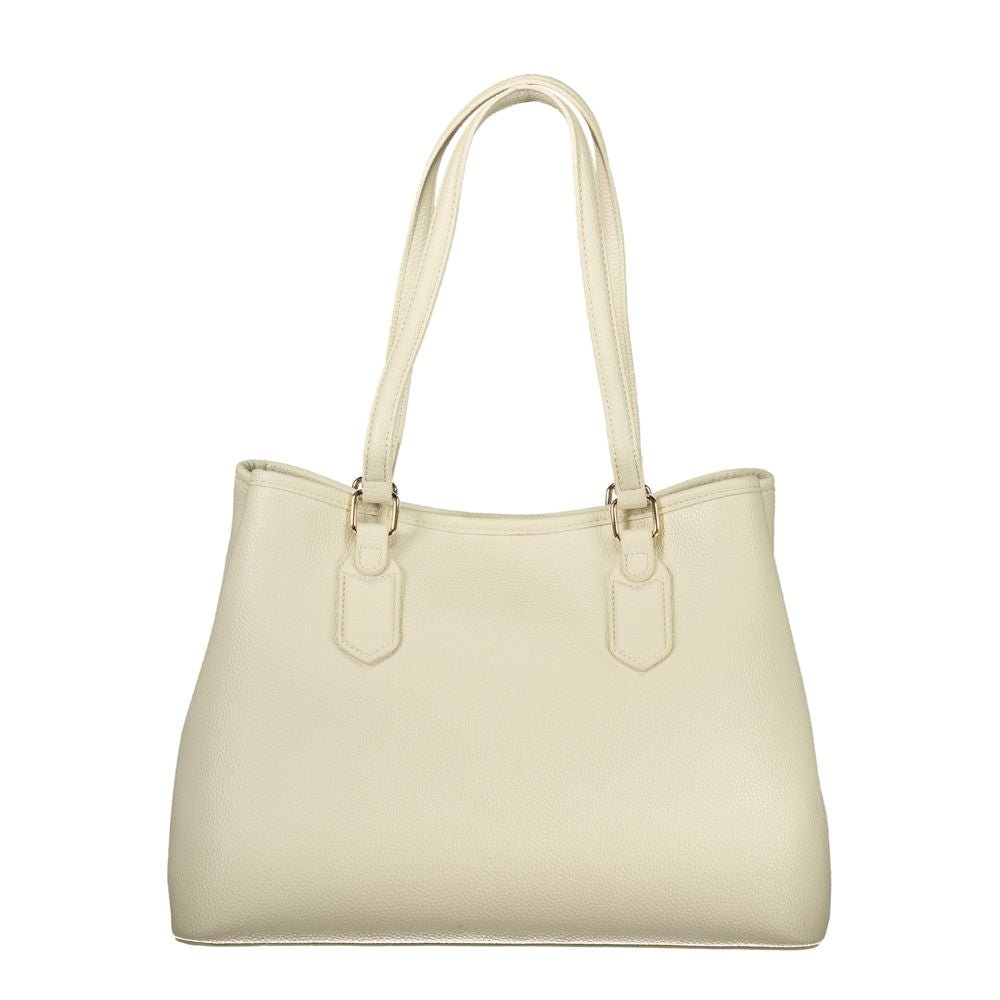 Mario Valentino Beige Polyethylene Handbag - Beyzy Store - Mario Valentino