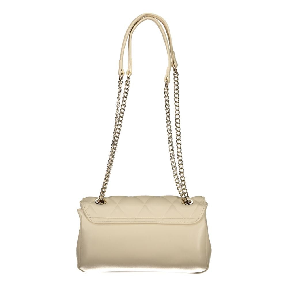 Mario Valentino Beige Polyethylene Handbag - Beyzy Store - Mario Valentino