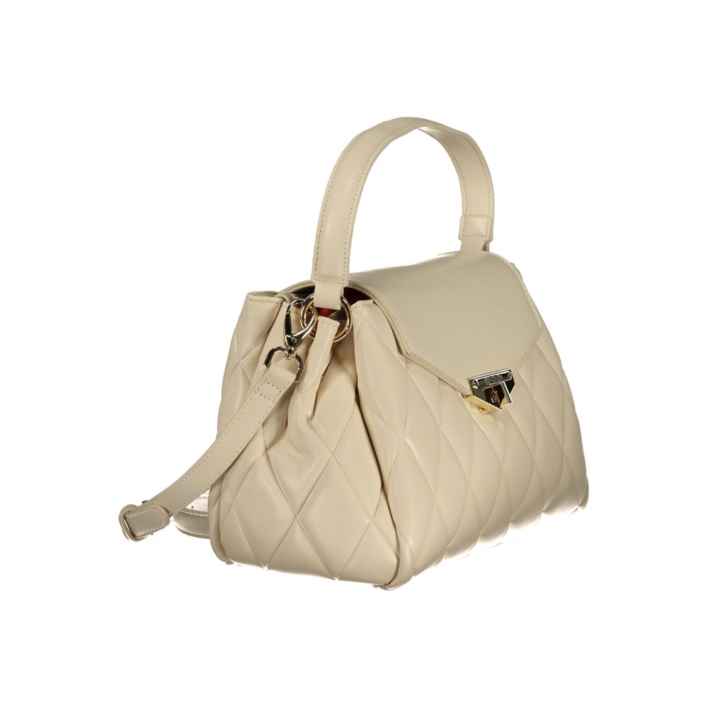Mario Valentino Beige Polyethylene Handbag - Beyzy Store - Mario Valentino