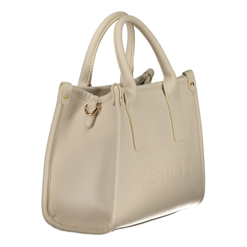 Mario Valentino Beige Polyethylene Handbag - Beyzy Store - Mario Valentino