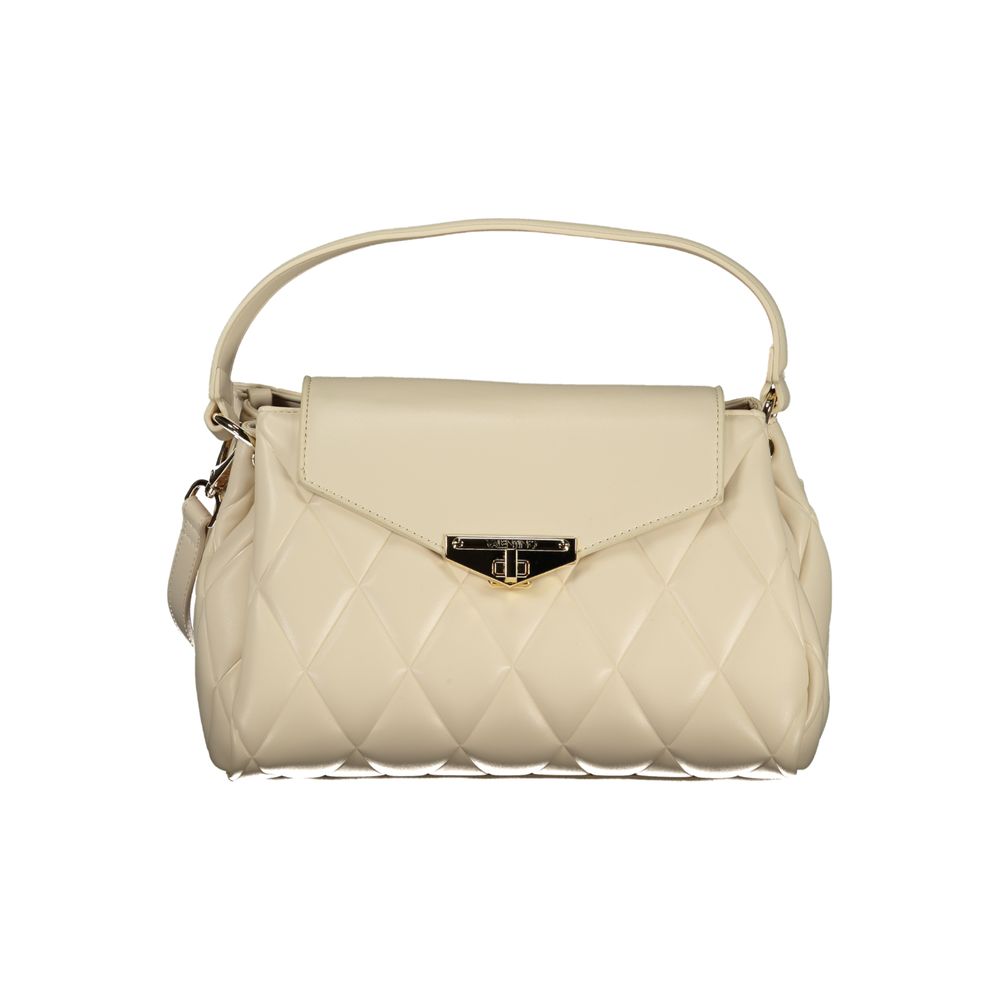 Mario Valentino Beige Polyethylene Handbag - Beyzy Store - Mario Valentino