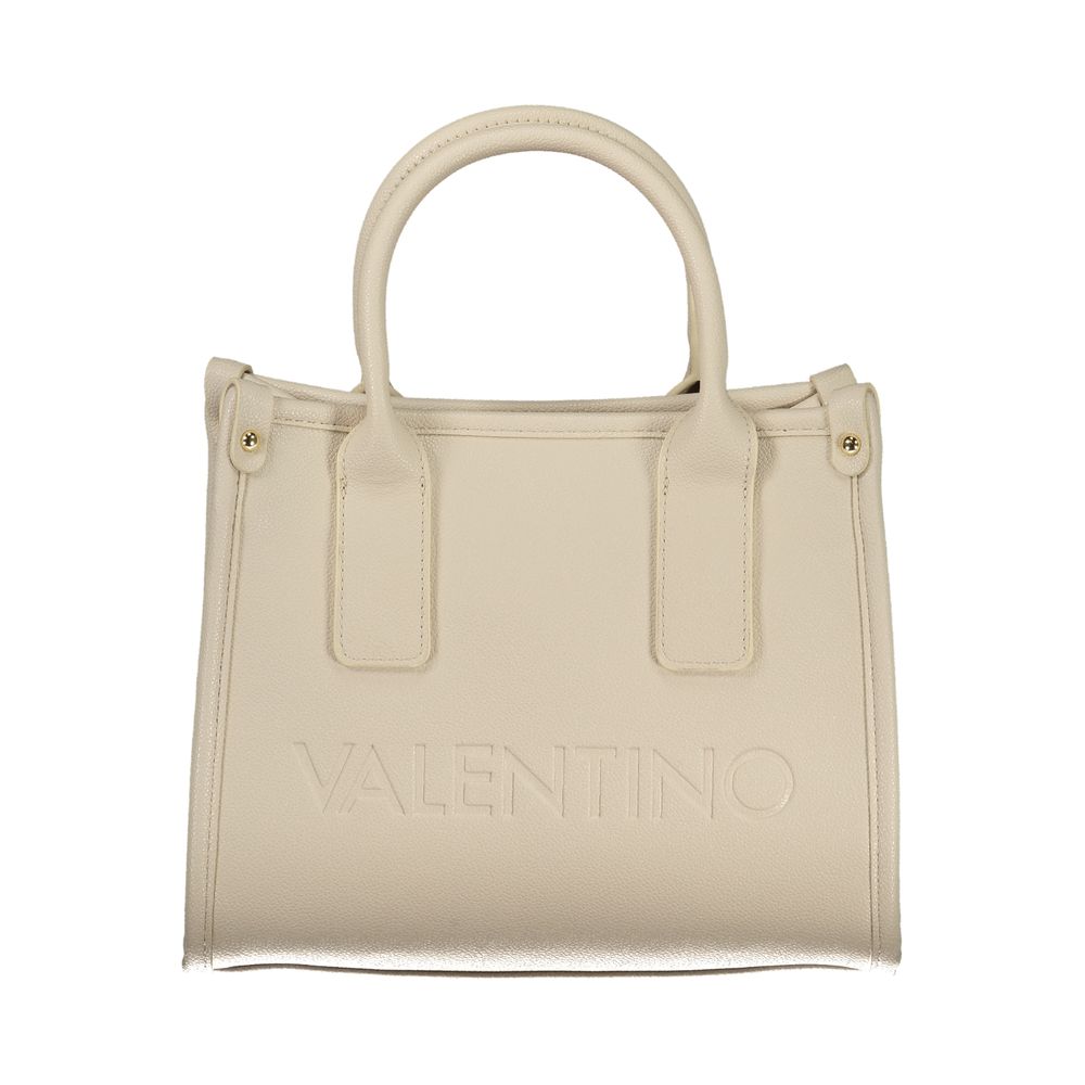 Mario Valentino Beige Polyethylene Handbag - Beyzy Store - Mario Valentino