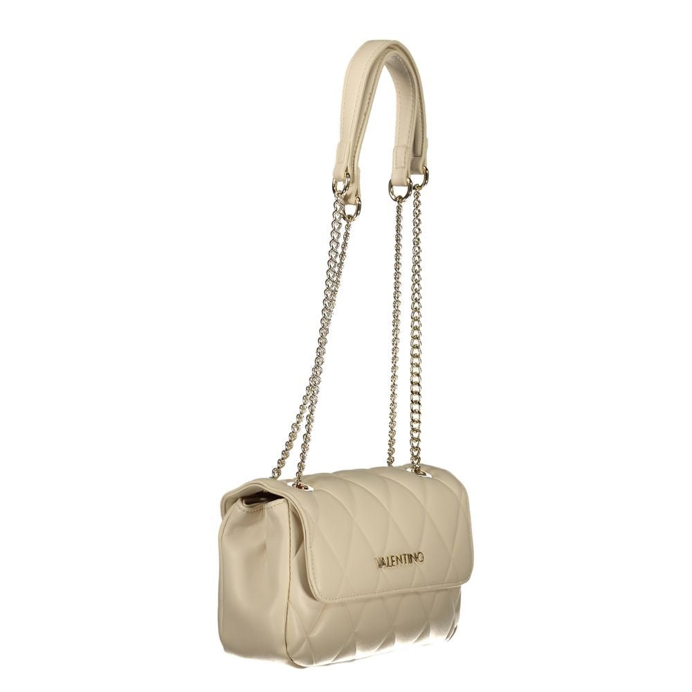 Mario Valentino Beige Polyethylene Handbag - Beyzy Store - Mario Valentino