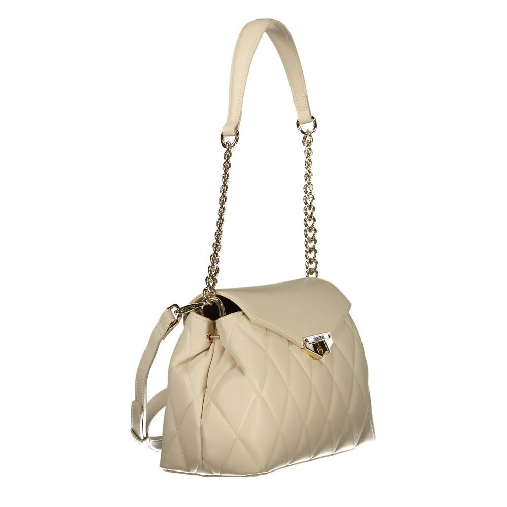 Mario Valentino Beige Polyethylene Handbag - Beyzy Store - Mario Valentino