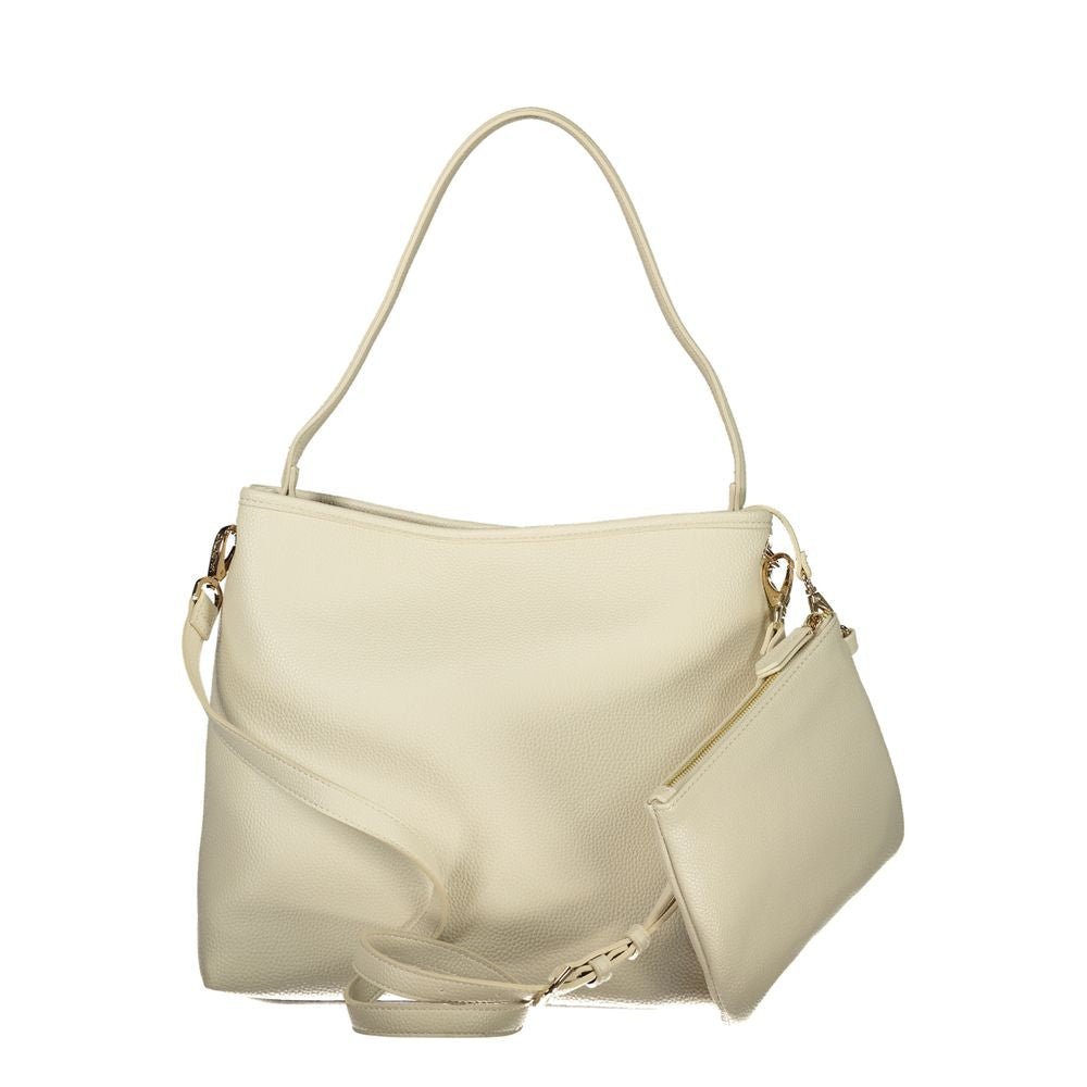Mario Valentino Beige Polyethylene Handbag - Beyzy Store - Mario Valentino