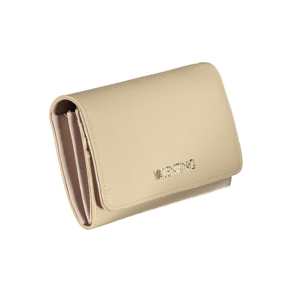 Mario Valentino Beige Polyethylene Wallet - Beyzy Store - Mario Valentino