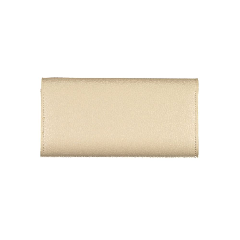 Mario Valentino Beige Polyethylene Wallet - Beyzy Store - Mario Valentino