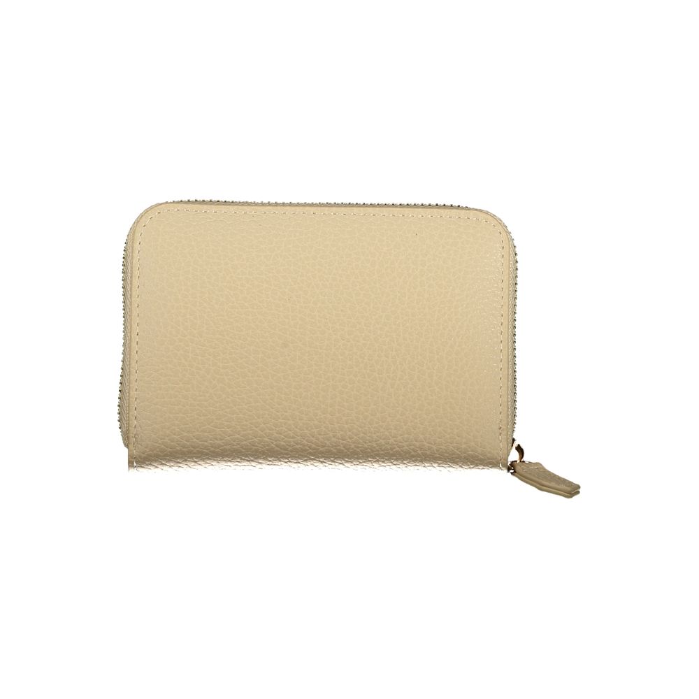 Mario Valentino Beige Polyethylene Wallet - Beyzy Store - Mario Valentino