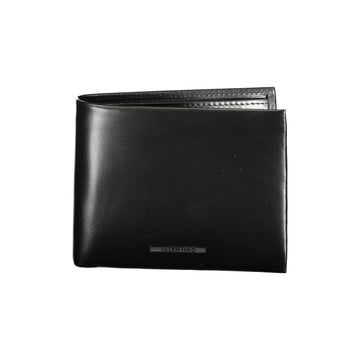 Mario Valentino Black Leather Wallet - Beyzy Store - Mario Valentino
