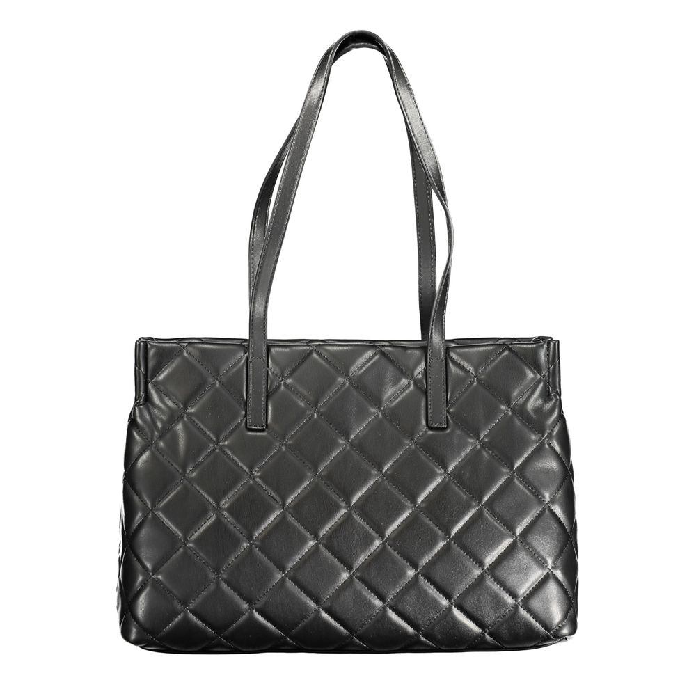 Mario Valentino Black Polyethylene Handbag - Beyzy Store - Mario Valentino