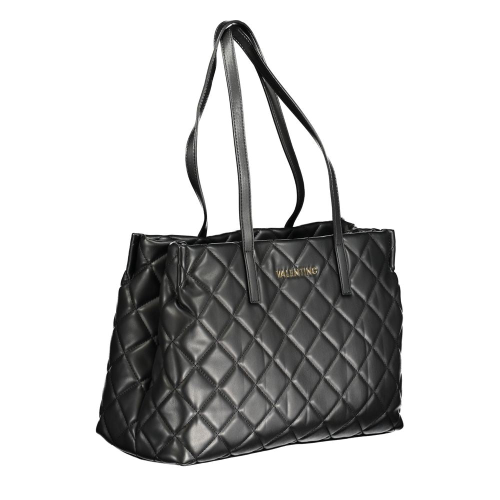 Mario Valentino Black Polyethylene Handbag - Beyzy Store - Mario Valentino