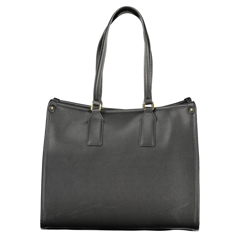Mario Valentino Black Polyethylene Handbag - Beyzy Store - Mario Valentino