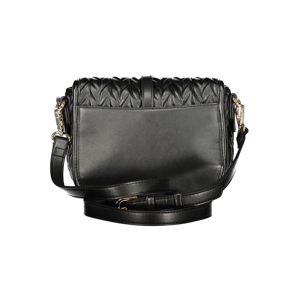 Mario Valentino Black Polyethylene Handbag - Beyzy Store - Mario Valentino