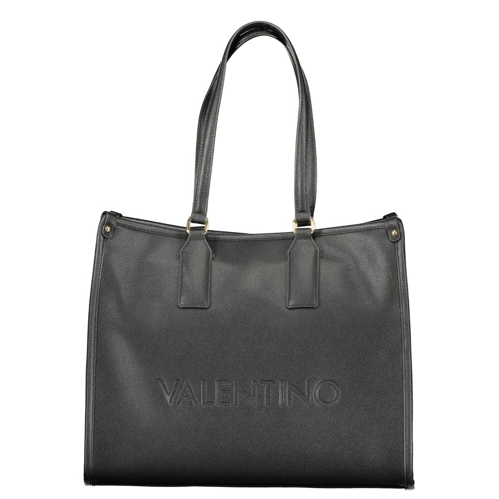 Mario Valentino Black Polyethylene Handbag - Beyzy Store - Mario Valentino