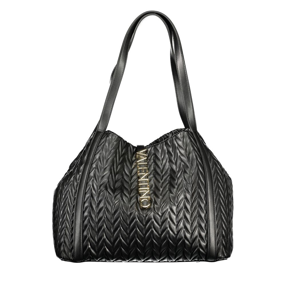 Mario Valentino Black Polyethylene Handbag - Beyzy Store - Mario Valentino