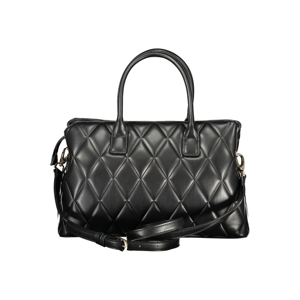 Mario Valentino Black Polyethylene Handbag - Beyzy Store - Mario Valentino