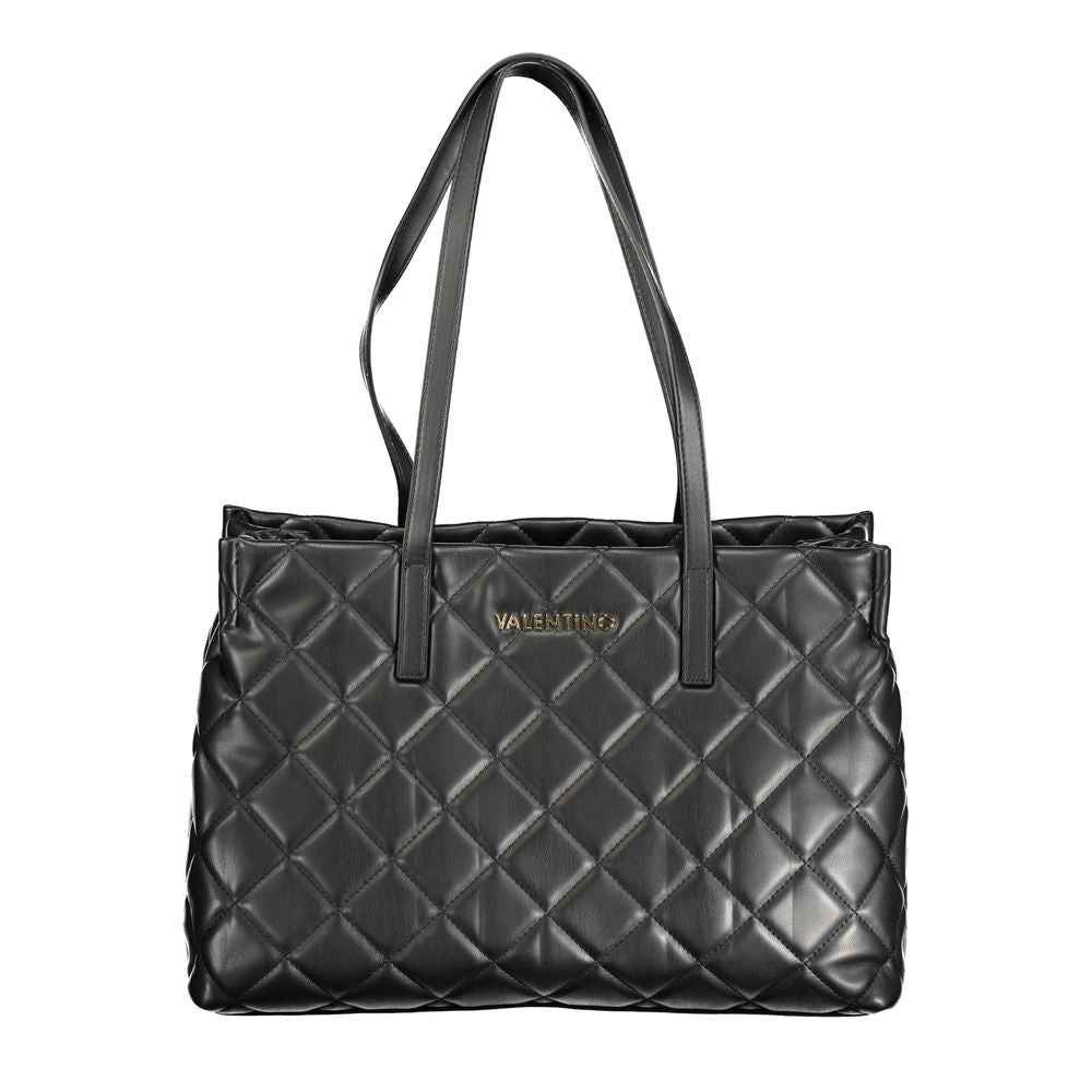 Mario Valentino Black Polyethylene Handbag - Beyzy Store - Mario Valentino