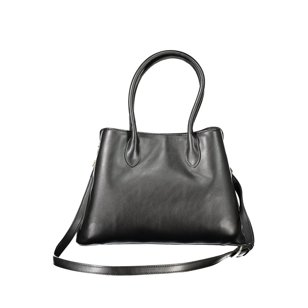 Mario Valentino Black Polyethylene Handbag - Beyzy Store - Mario Valentino