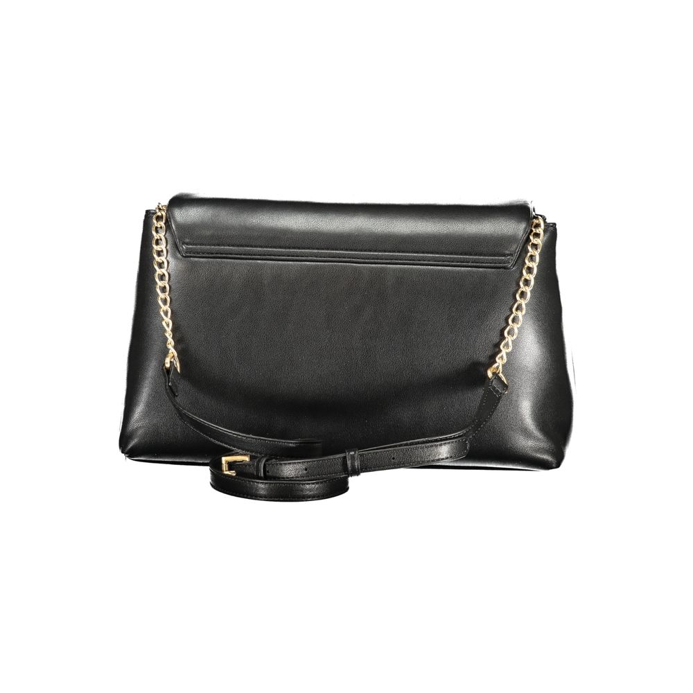 Mario Valentino Black Polyethylene Handbag - Beyzy Store - Mario Valentino