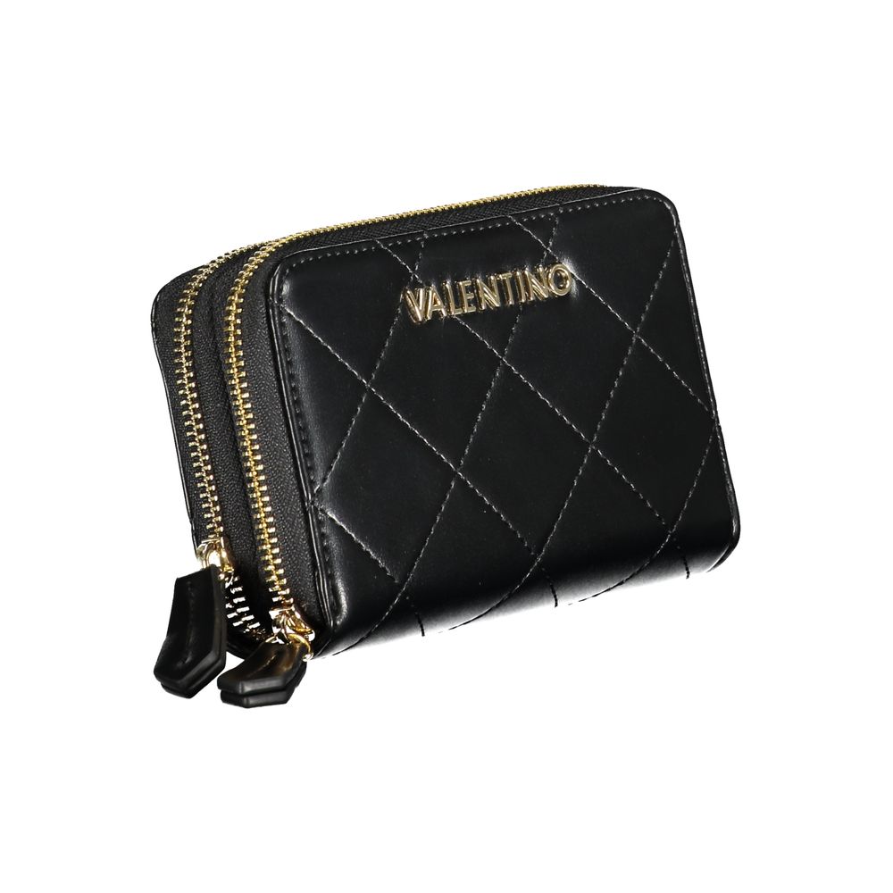 Mario Valentino Black Polyethylene Women Wallet - Beyzy Store - Mario Valentino