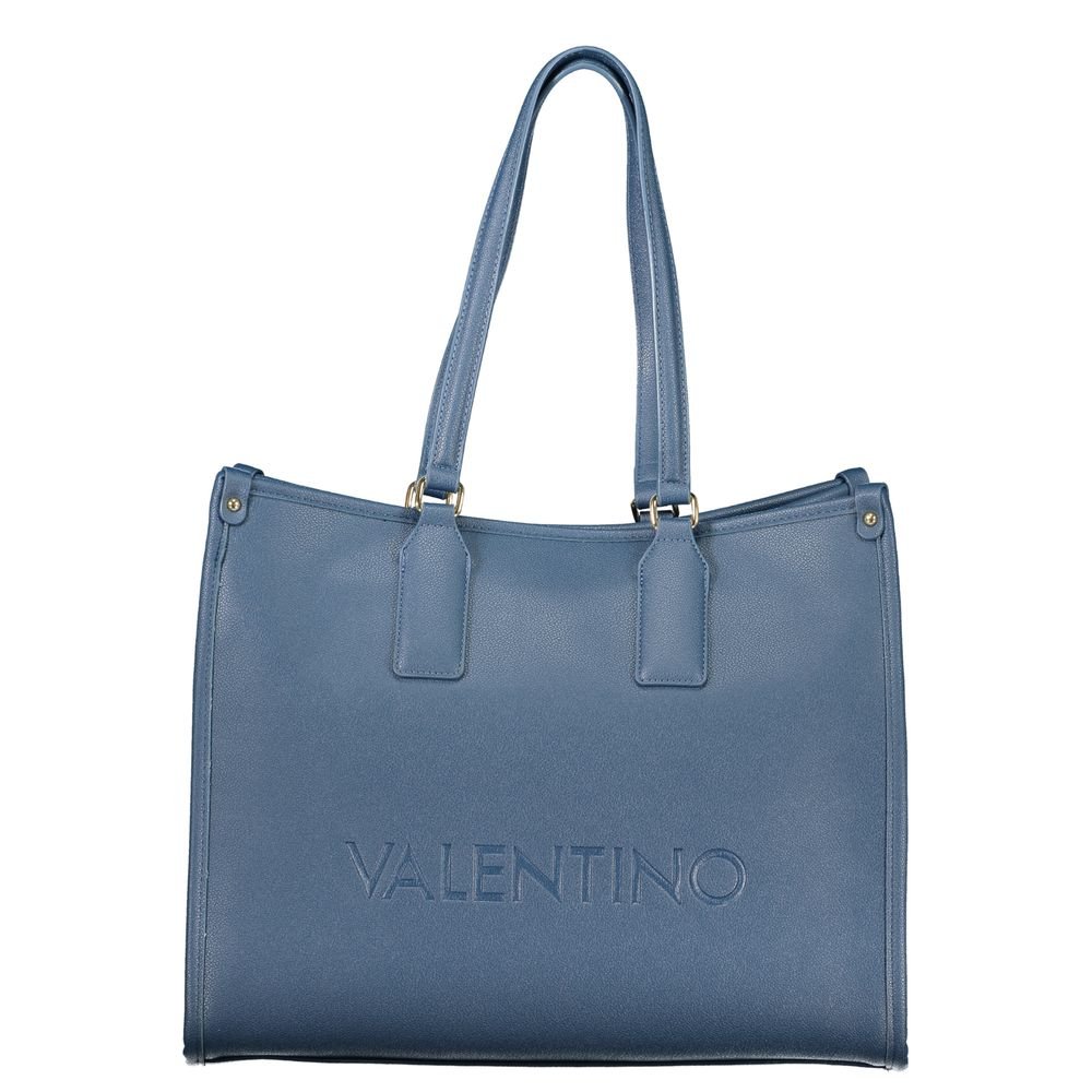 Mario Valentino Blue Polyethylene Handbag - Beyzy Store - Mario Valentino