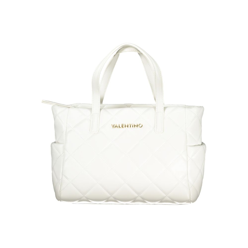 Mario Valentino White Polyethylene Handbag - Beyzy Store - Mario Valentino