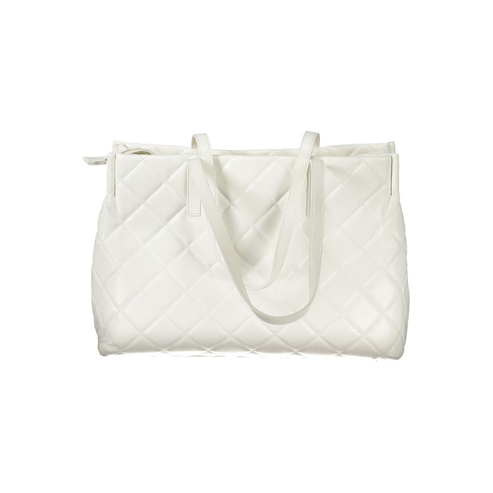 Mario Valentino White Polyethylene Handbag - Beyzy Store - Mario Valentino