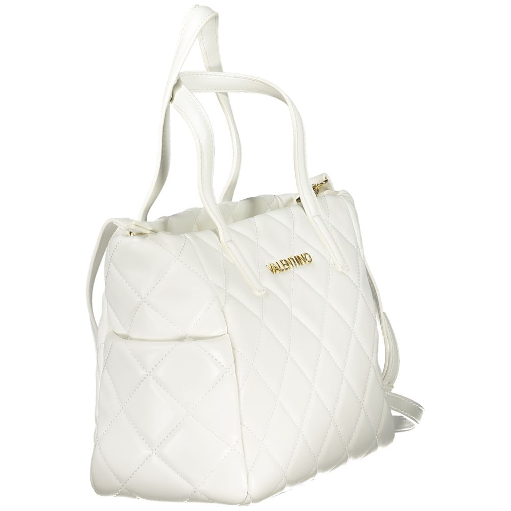 Mario Valentino White Polyethylene Handbag - Beyzy Store - Mario Valentino