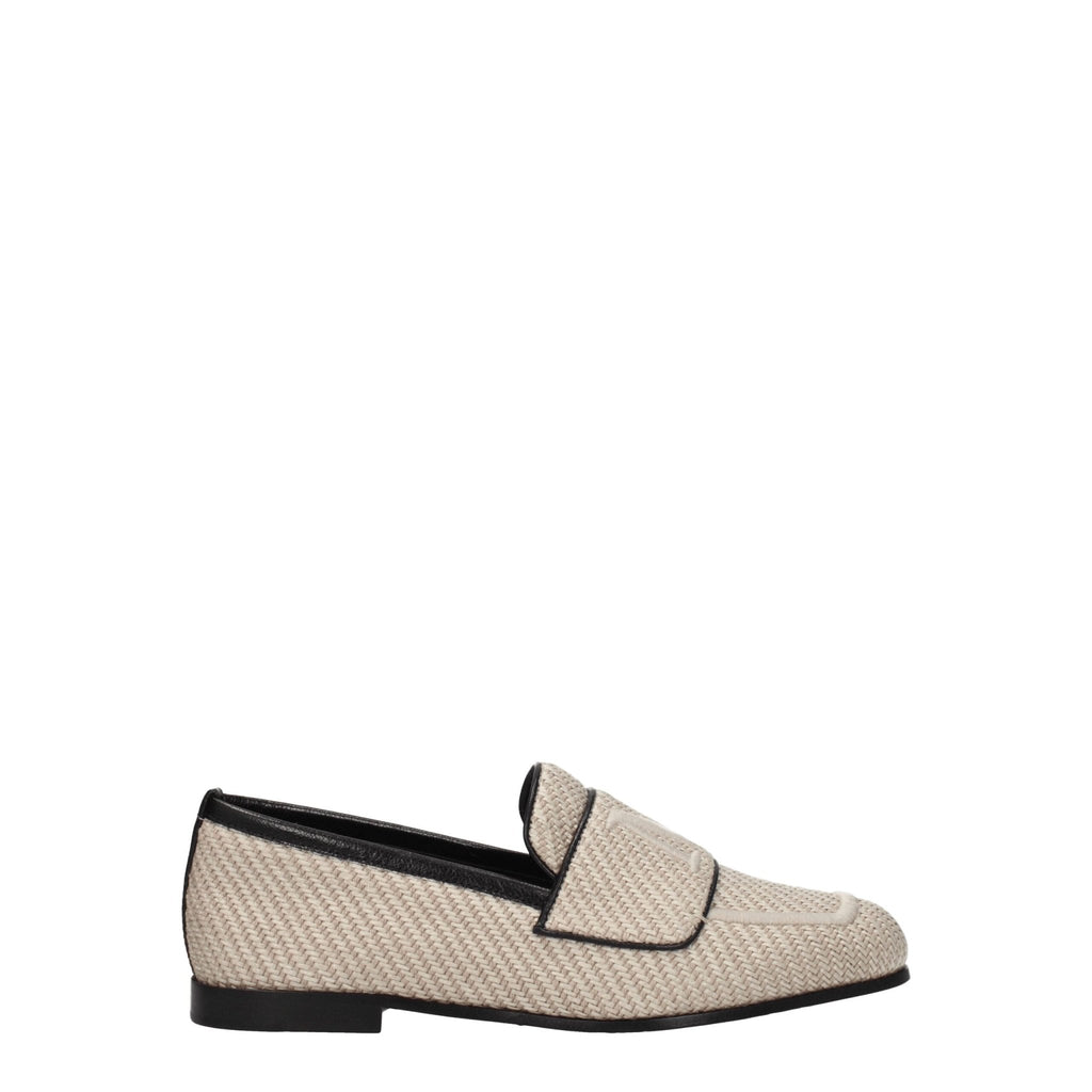 Max Mara Beige Fabric Loafer - Beyzy Store - Max Mara