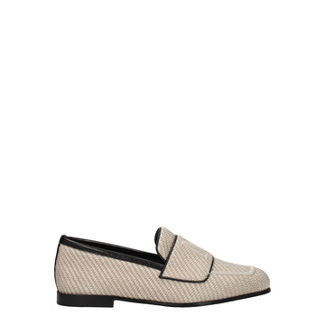 Max Mara Beige Fabric Loafer - Beyzy Store - Max Mara