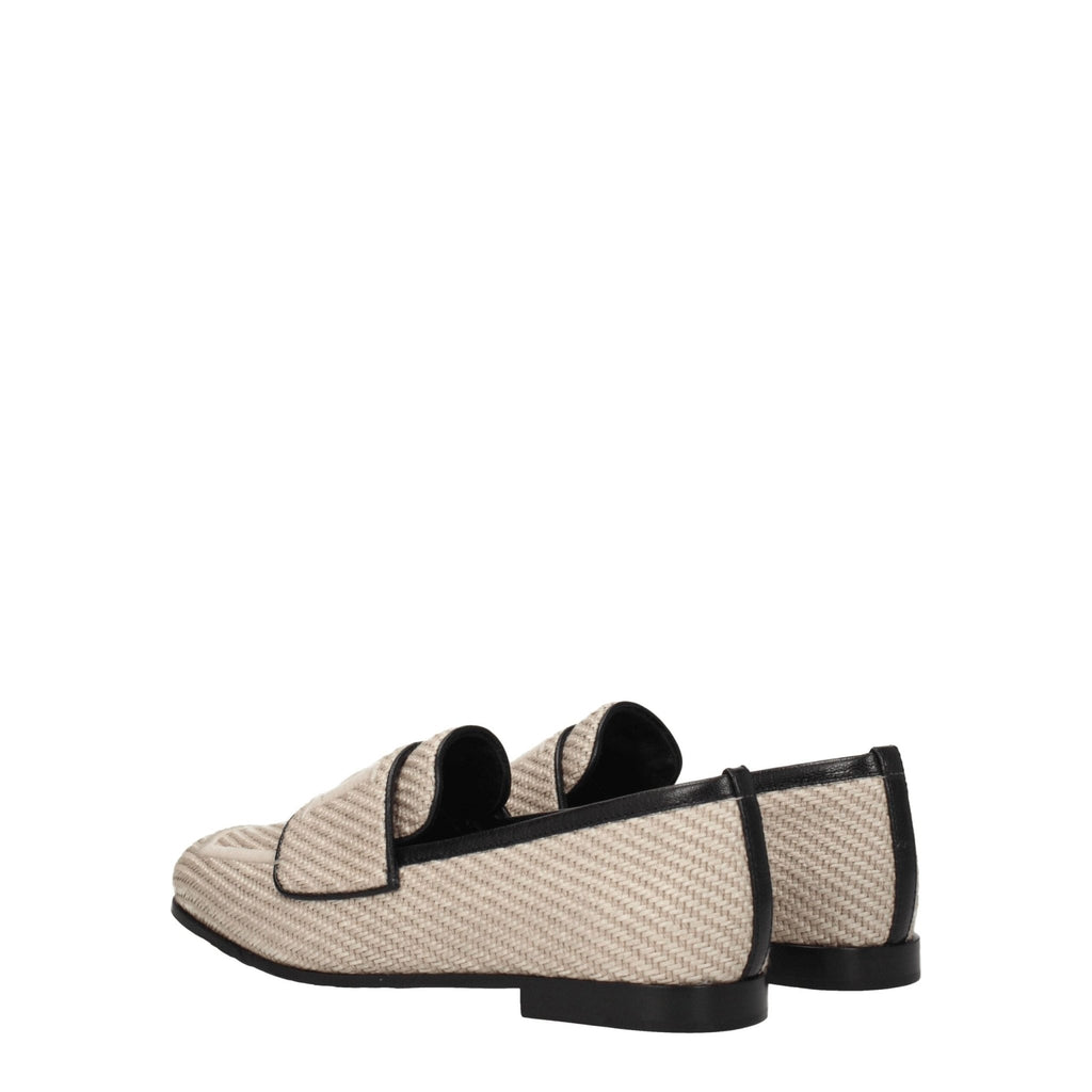 Max Mara Beige Fabric Loafer - Beyzy Store - Max Mara